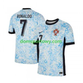 Koszulka Portugalia Cristiano Ronaldo 7 Wyjazdowe Koszulki Piłkarskie Euro 2024 Krótki Rękaw